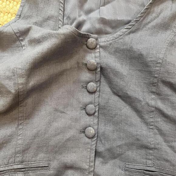 Free People Millie Linen Vest - Picture 6 of 6